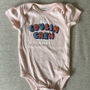 Cousin Crew baby onesie